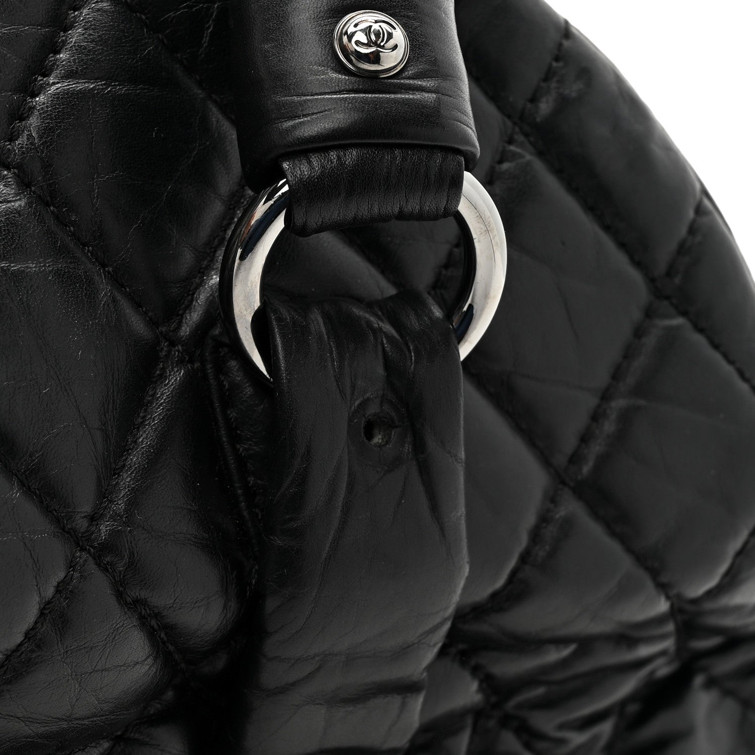 Chanel Lambskin Vintage Ligne Lady Braid Tote Black 15 of 15
