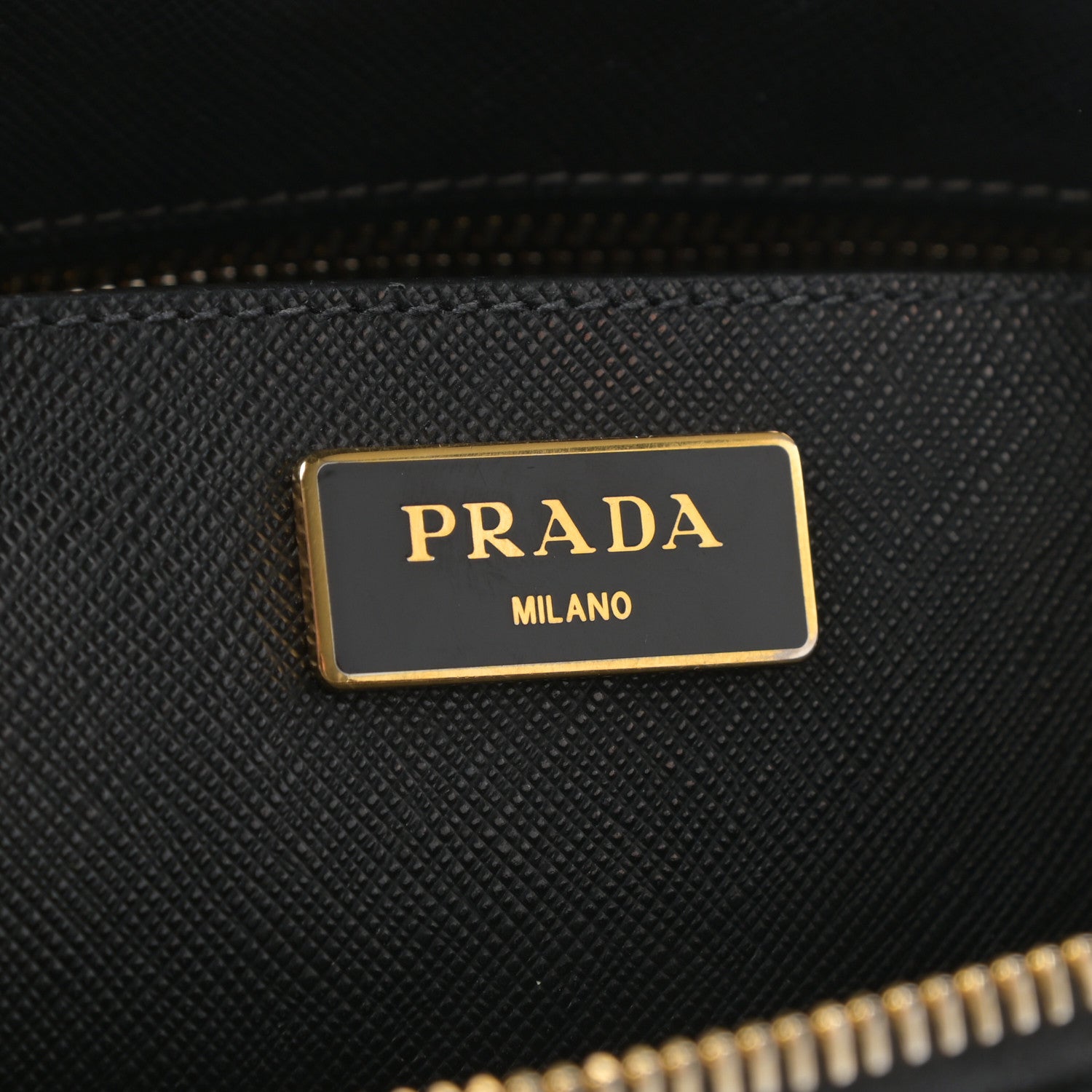 Prada Saffiano Large Galleria Double Zip Tote Black 6 of 8