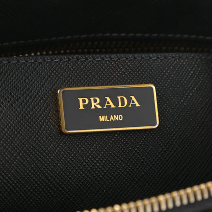 Prada Saffiano Large Galleria Double Zip Tote Black 6 of 8