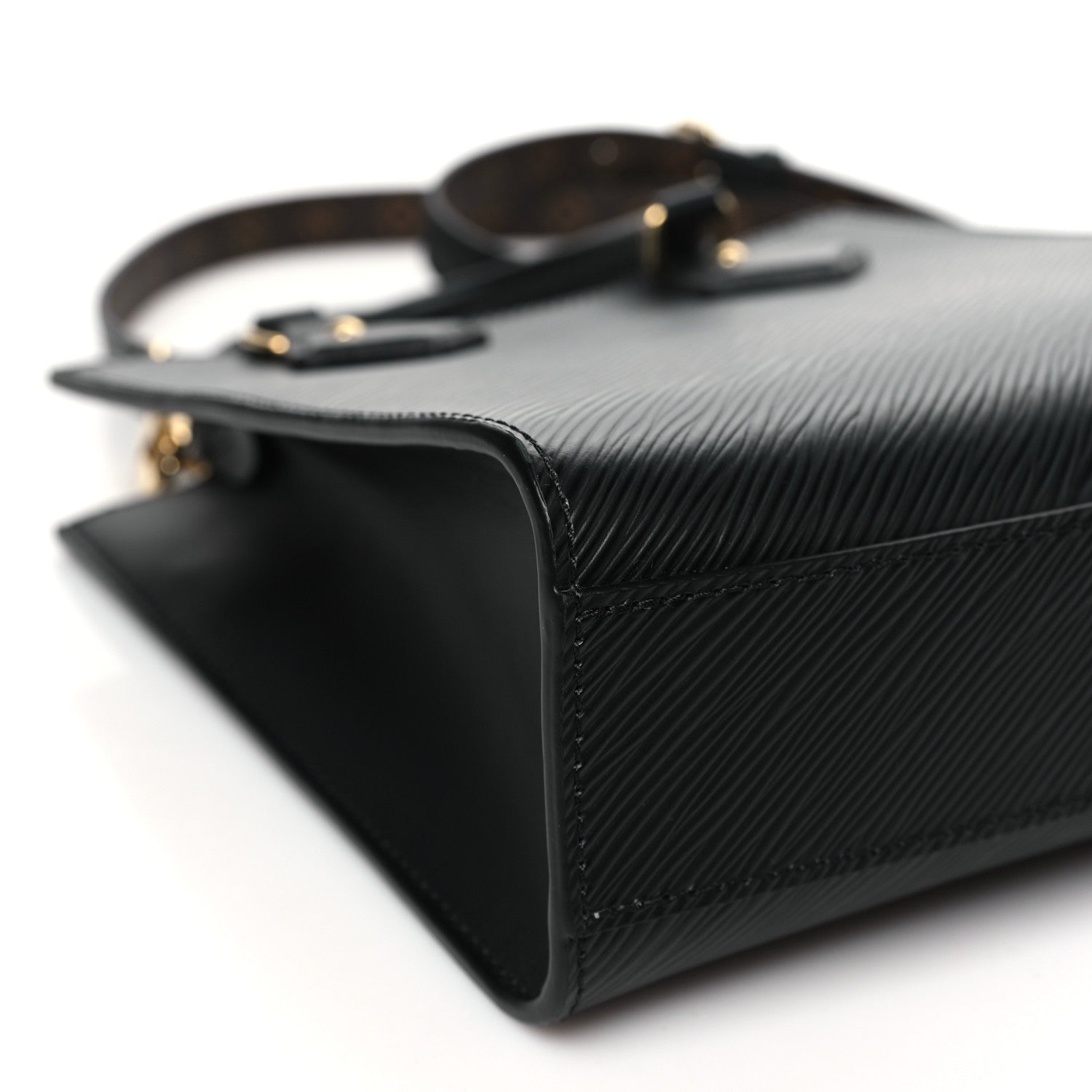 Louis Vuitton Epi Sac Plat BB Black 8 of 9