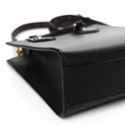 Louis Vuitton Epi Sac Plat BB Black 8 of 9
