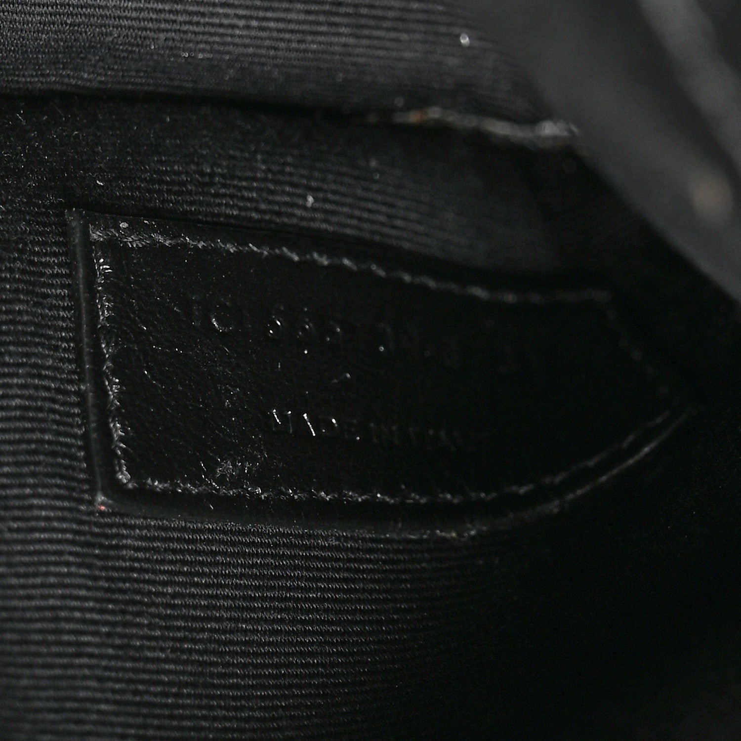 Saint Laurent Grain De Poudre Uptown Pouch Black 7 of 8