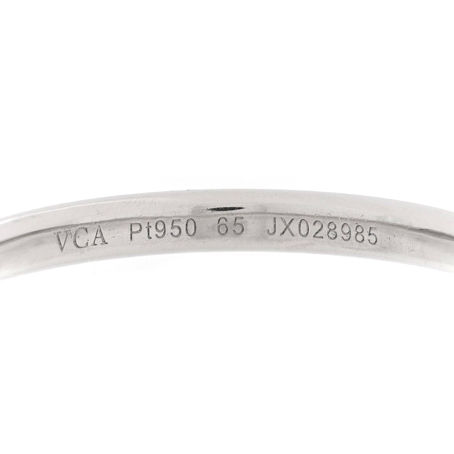 Van Cleef & Arpels Platinum Diamond Tendrement Etoiles Wedding Band Ring 65 11 4 of 4