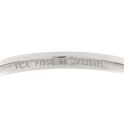 Van Cleef & Arpels Platinum Diamond Tendrement Etoiles Wedding Band Ring 65 11 4 of 4