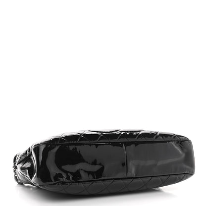 Chanel Patent Quilted Timeless CC Soft Tote Black 3 of 9