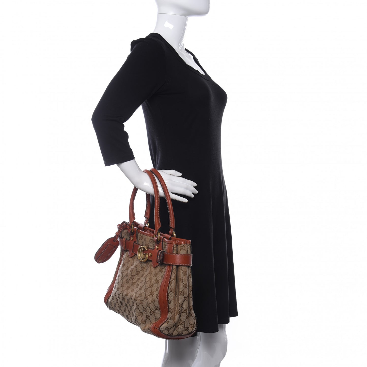 Monogram Medium GG Running Tote Orange