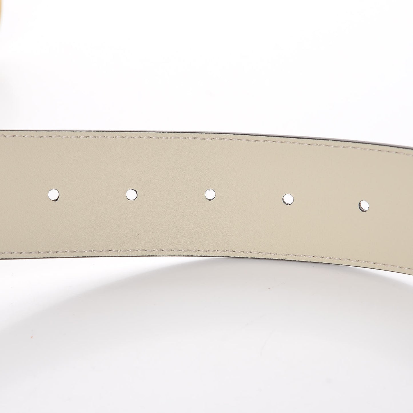 Calfskin Double G 40mm Belt 90 36 Mystic White
