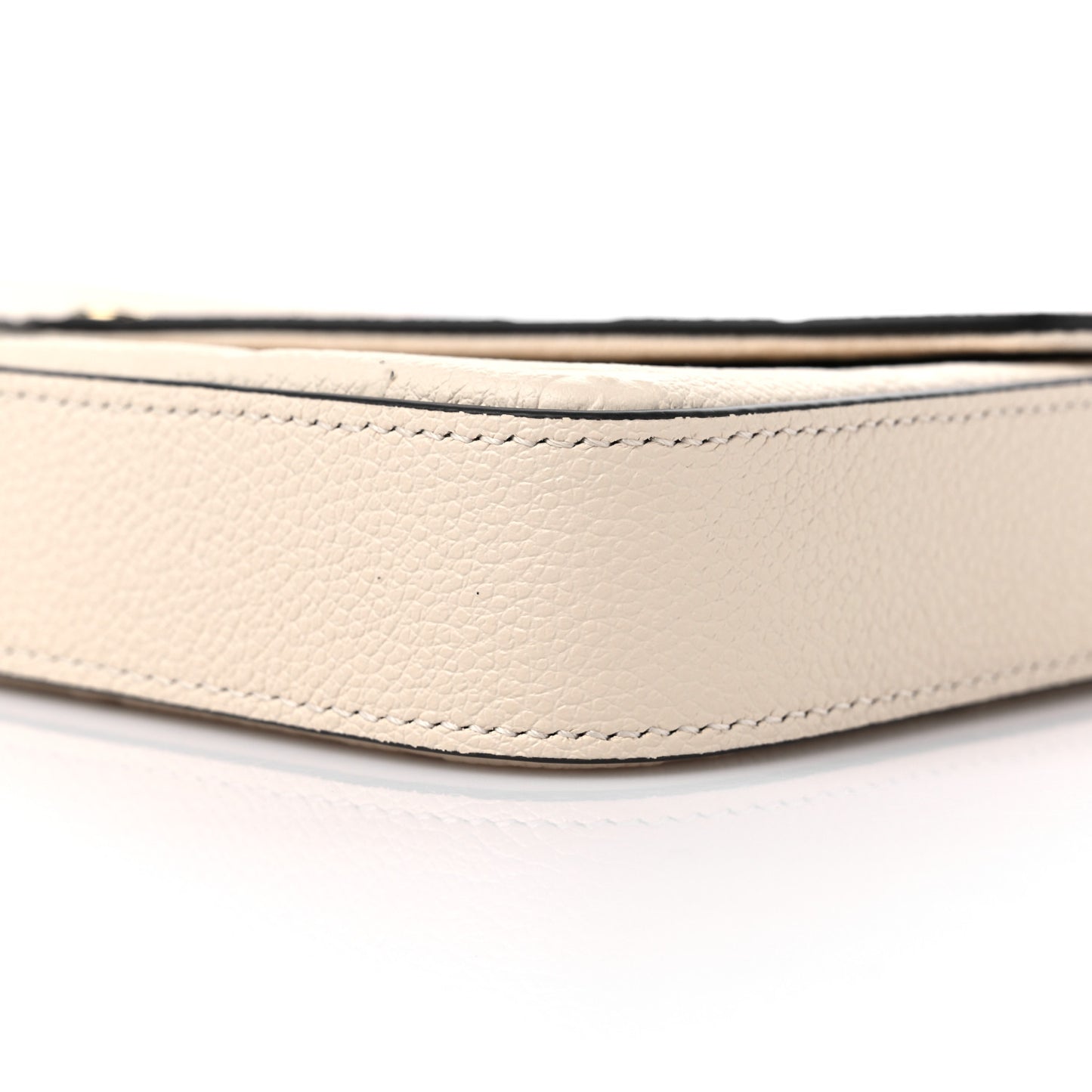 Empreinte Pochette Felicie Chain Wallet Cream