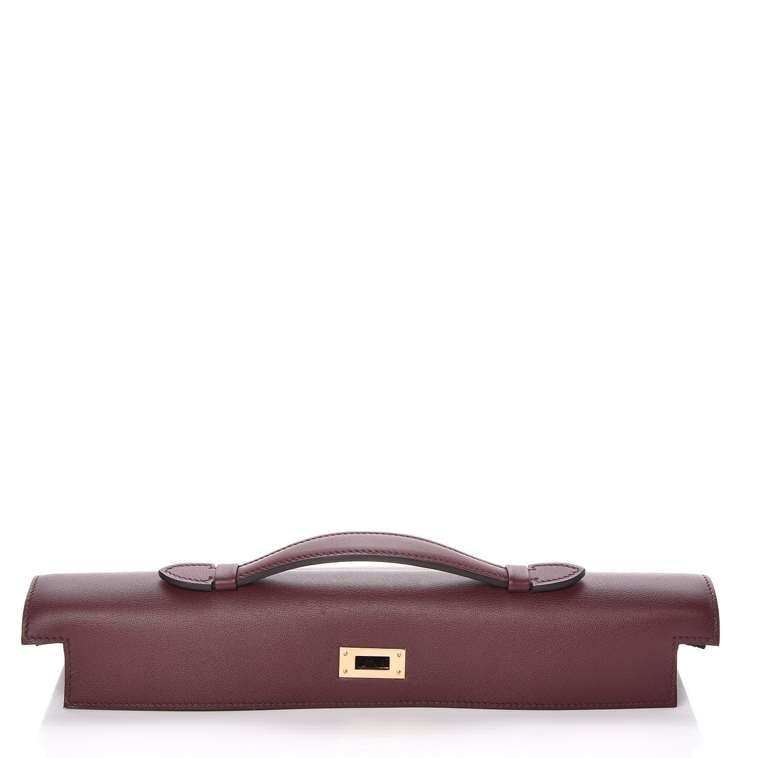 Hermes Swift Kelly Cut Clutch Pochette Bordeaux 14 of 27