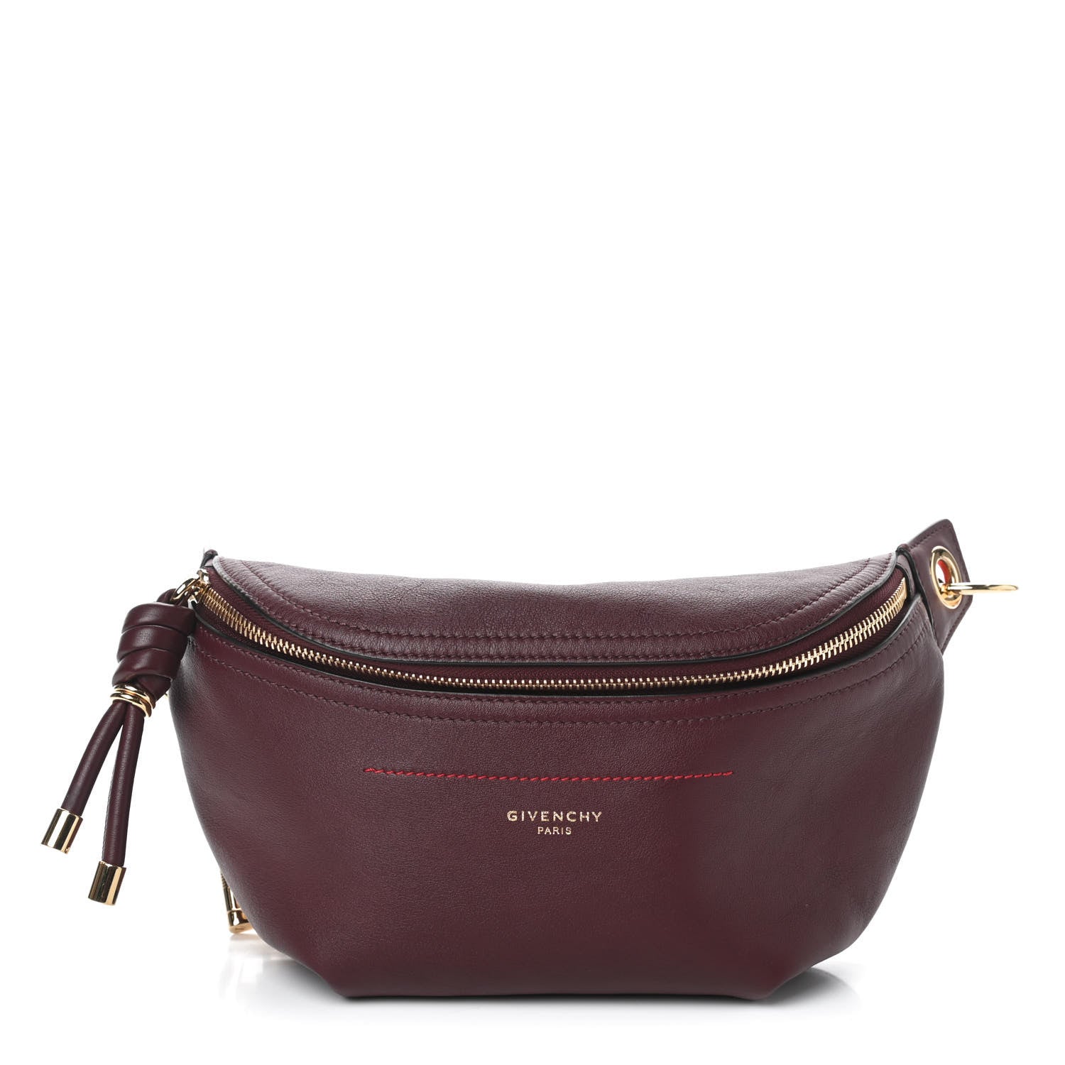Givenchy Calfskin Whip Belt Bag Aubergine 1 of 10