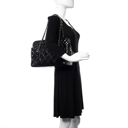 Chanel Vinyl Quilted In The Business Tote Black 2 of 14