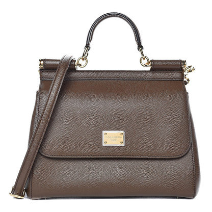 Dolce & Gabbana Dauphine Medium Miss Sicily Satchel Brown 1 of 12