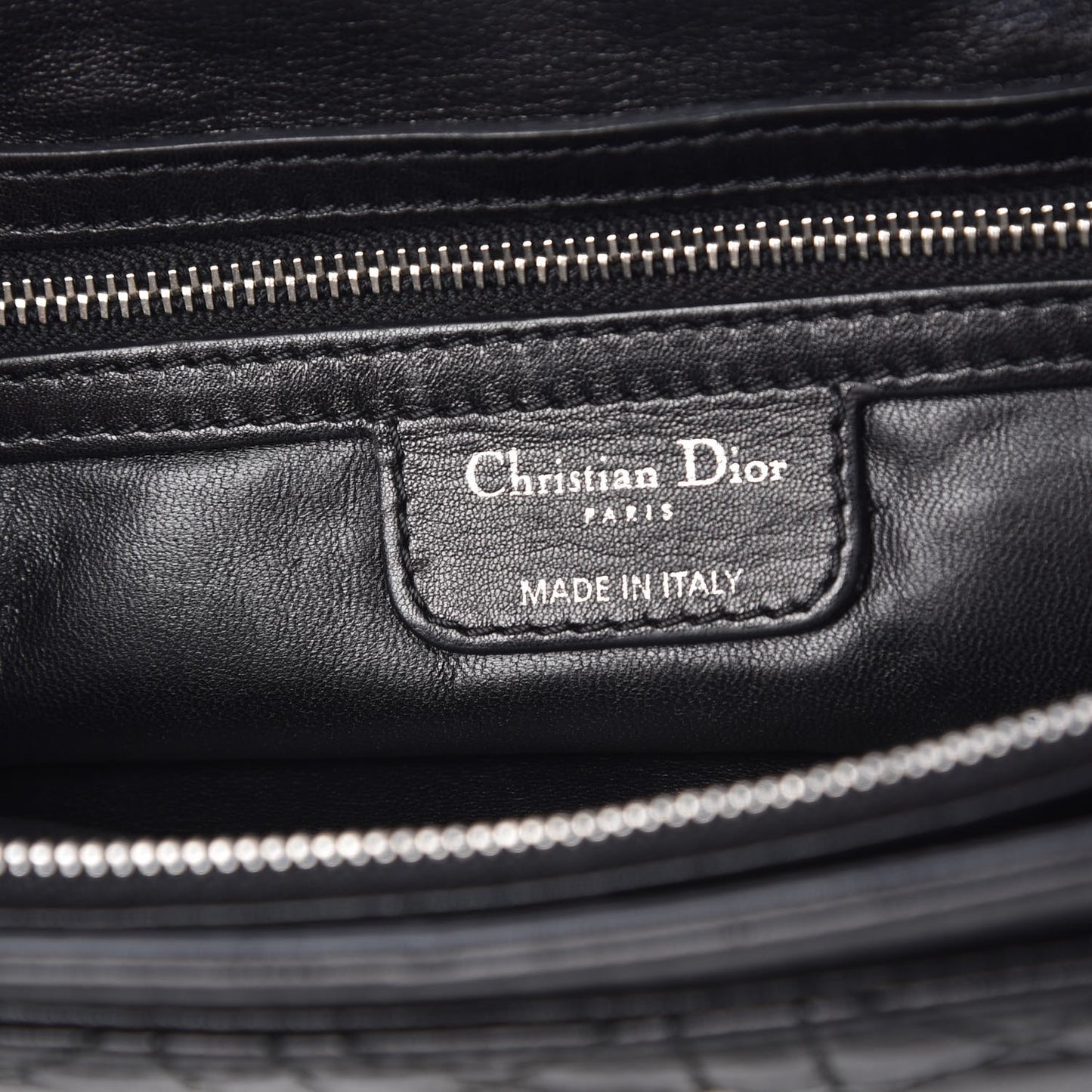 Lambskin Cannage Rendezvous Small Flap Black