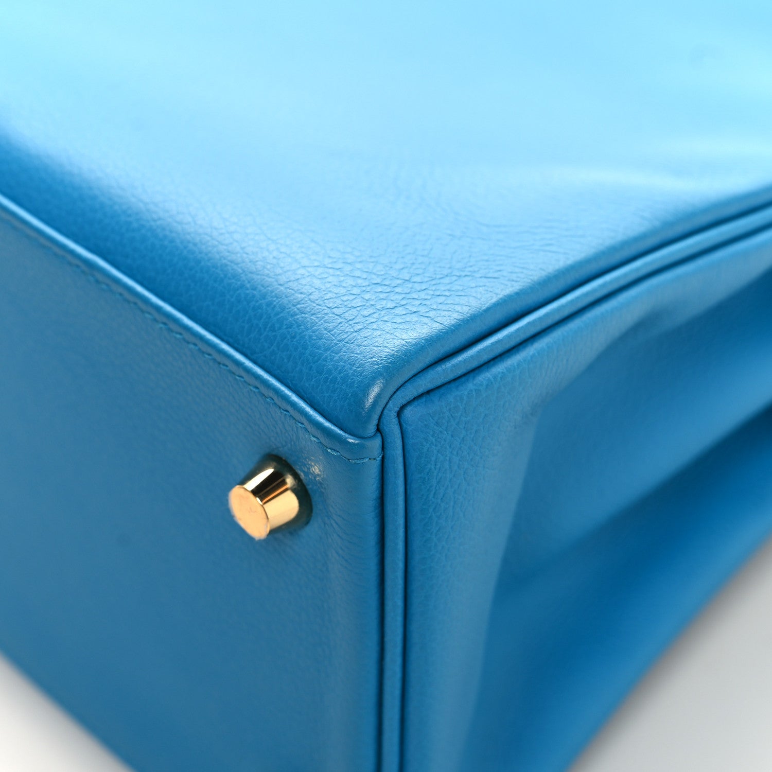 Hermes Evercolor Kelly Retourne 28 Bleu Frida 12 of 13