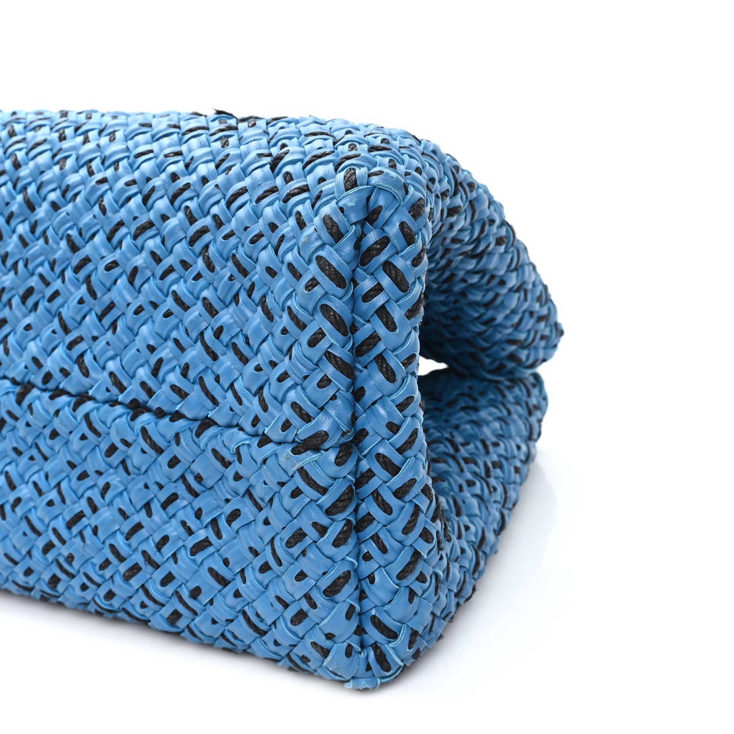 Bottega Veneta Nappa Intrecciato Large Cabat Blue Black 11 of 12