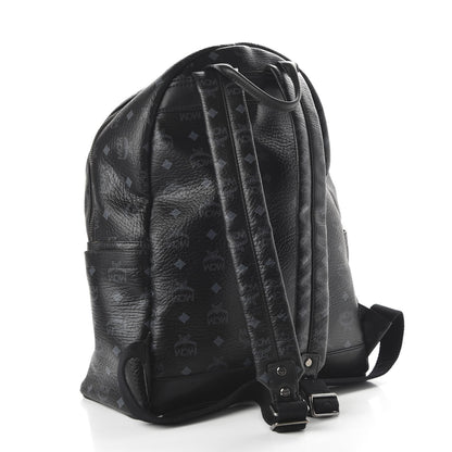 MCM Visetos Medium Stark Backpack Black 2 of 8