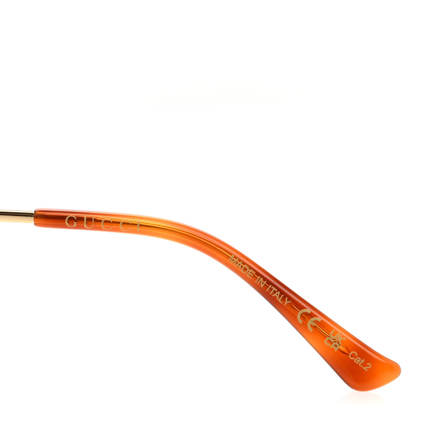 Acetate Butterfly Sunglasses GG0647S Black White