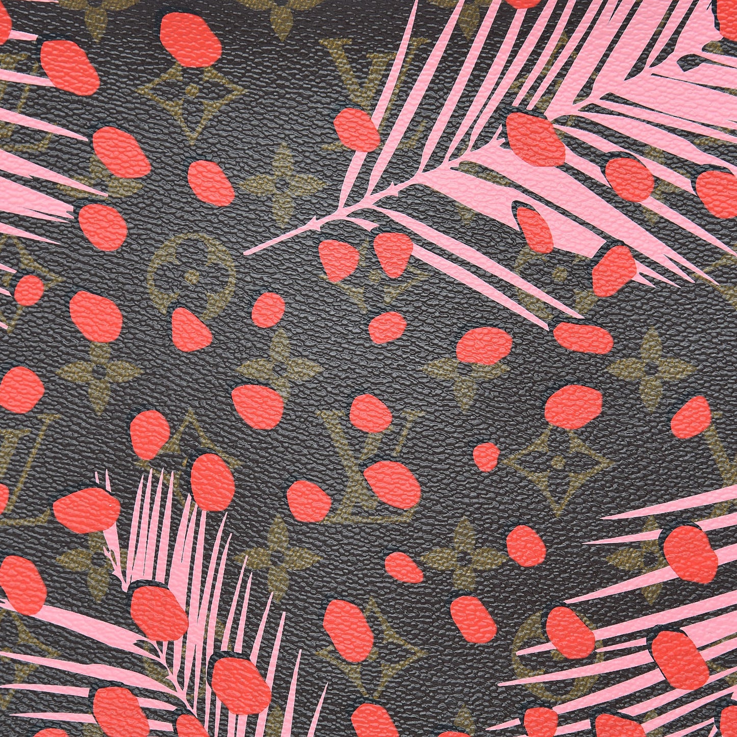 Monogram Jungle Dots Toiletry Pouch 26 Sugar Pink Poppy