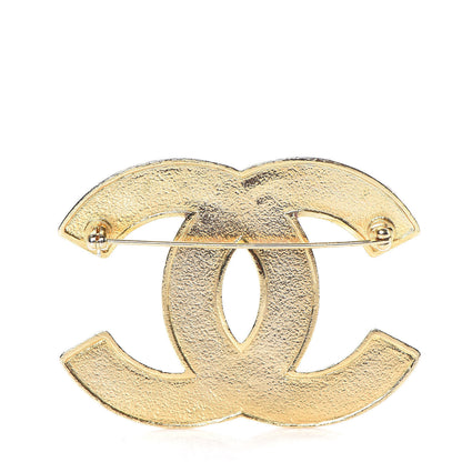 Chanel CC Large Brooch Gold 3 of 5