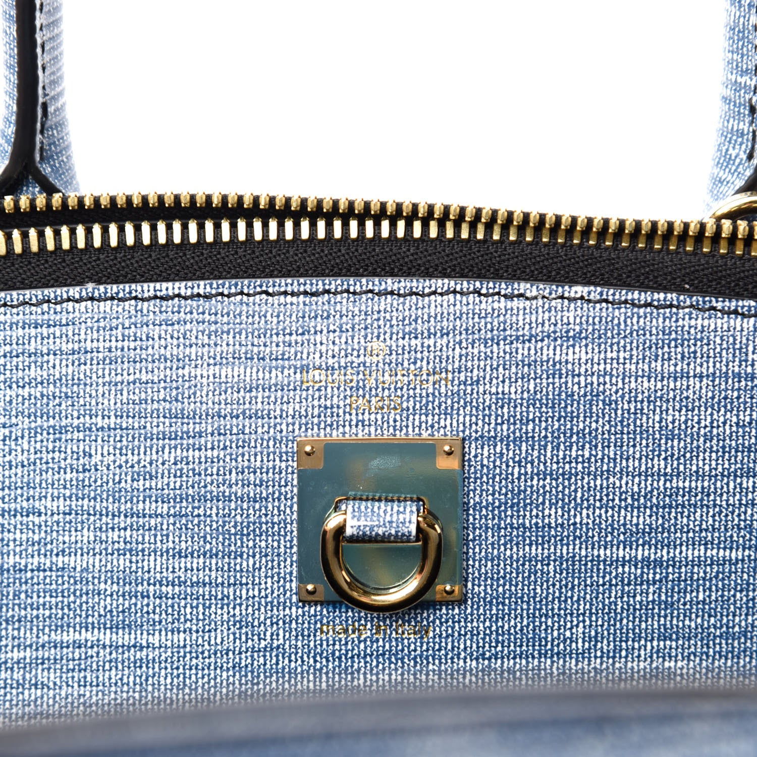 Louis Vuitton Epi City Steamer MM Blue Jean 9 of 10
