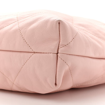 Chanel Shiny Calfskin Quilted Chanel 22 Pink 11 of 12