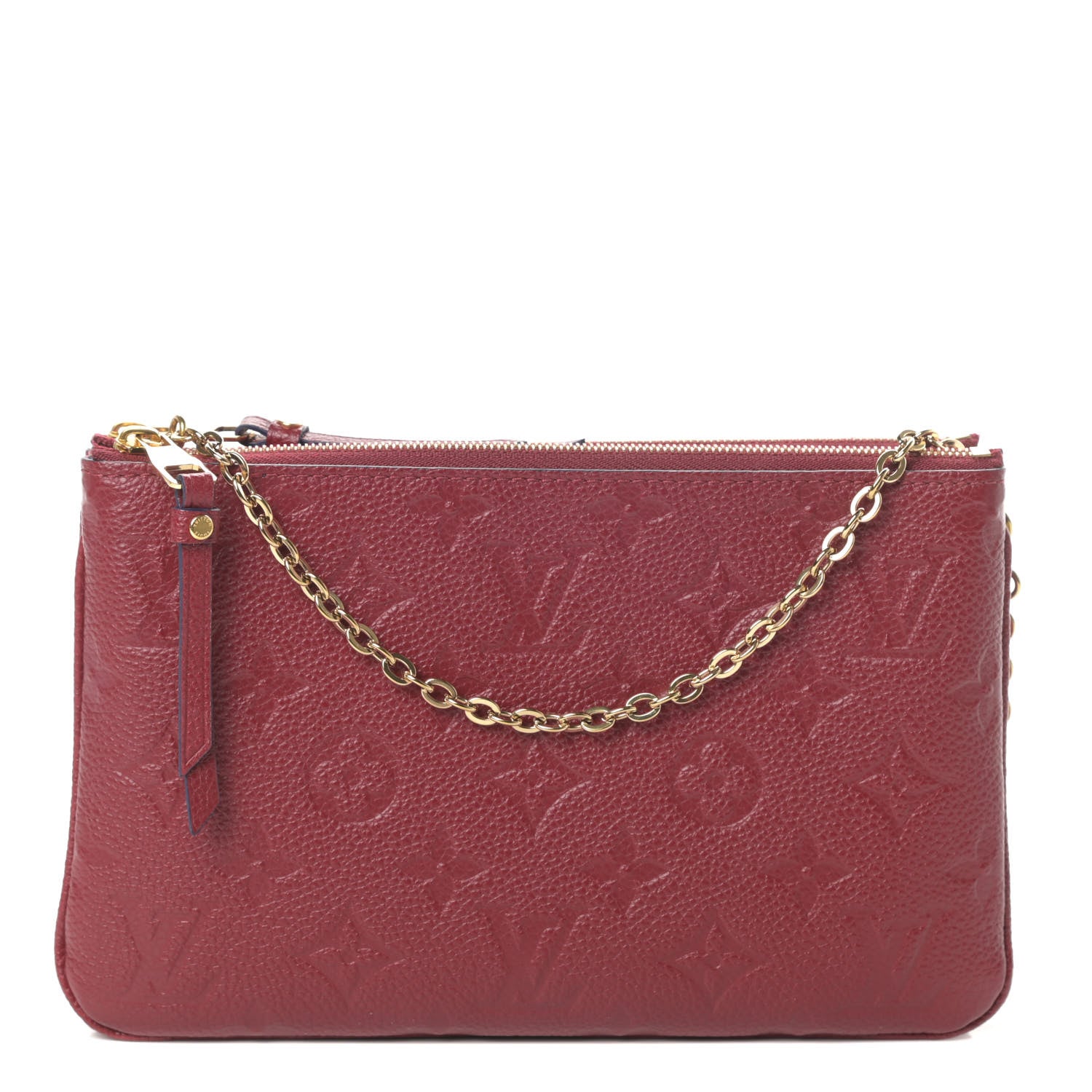 Louis Vuitton Empreinte Double Zip Pochette Cherry Berry 1 of 10