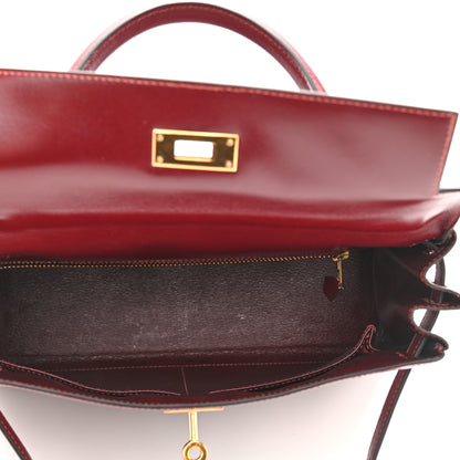 Hermes Box Kelly Retourne 28 Rouge H 5 of 17