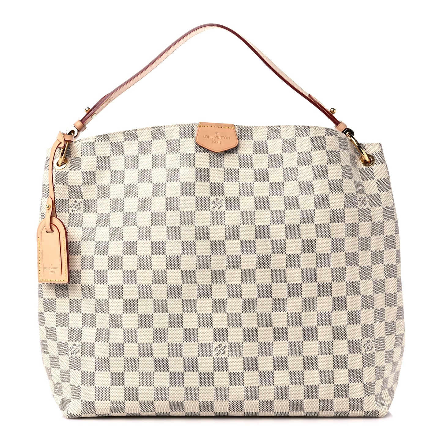 Damier Azur Graceful MM Rose Ballerine