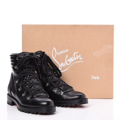 Christian Louboutin Shiny Nappa Mad Flat Boots 41 Black 8 of 8