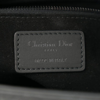 Christian Dior Ultra Matte Calfskin Cannage Medium Lady Dior Black 6 of 13