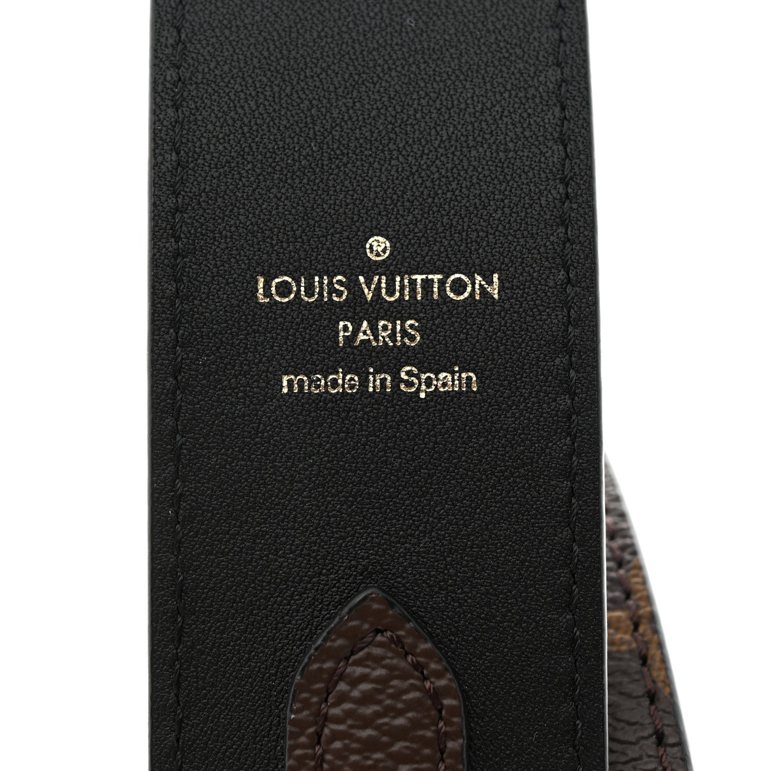 Louis Vuitton Monogram Bandouliere Shoulder Strap Black 3 of 5