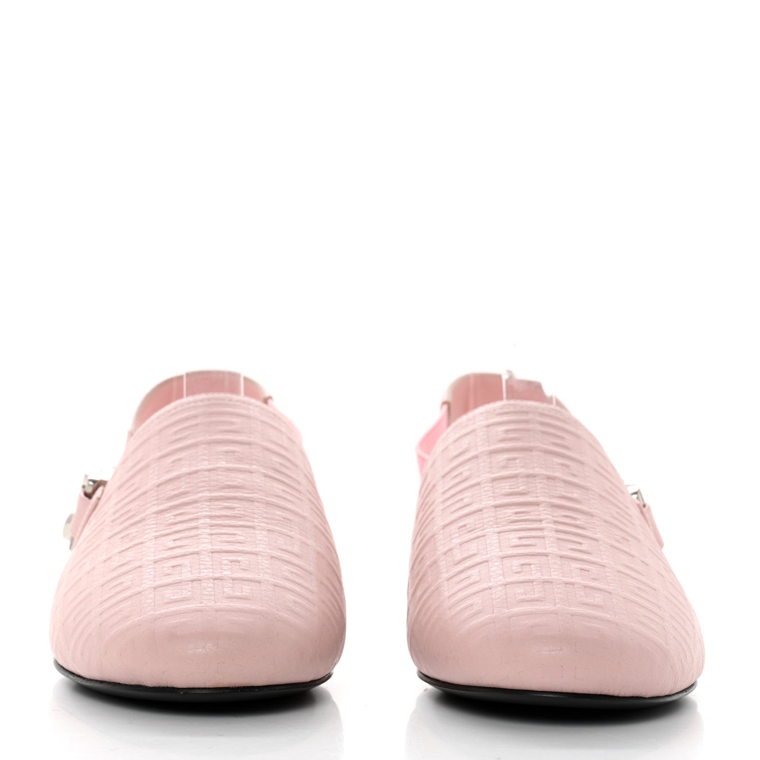 Givenchy Calfskin G Chain Slingback Mules 37.5 Pink 2 of 9