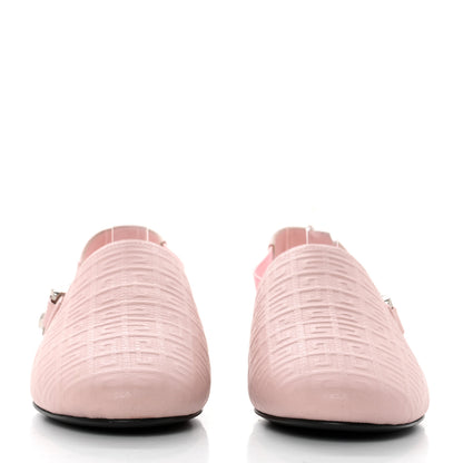 Givenchy Calfskin G Chain Slingback Mules 37.5 Pink 2 of 9