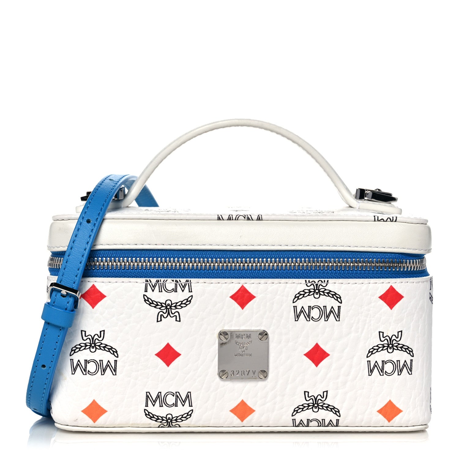 MCM Visetos Rockstar Vanity Case White 1 of 17