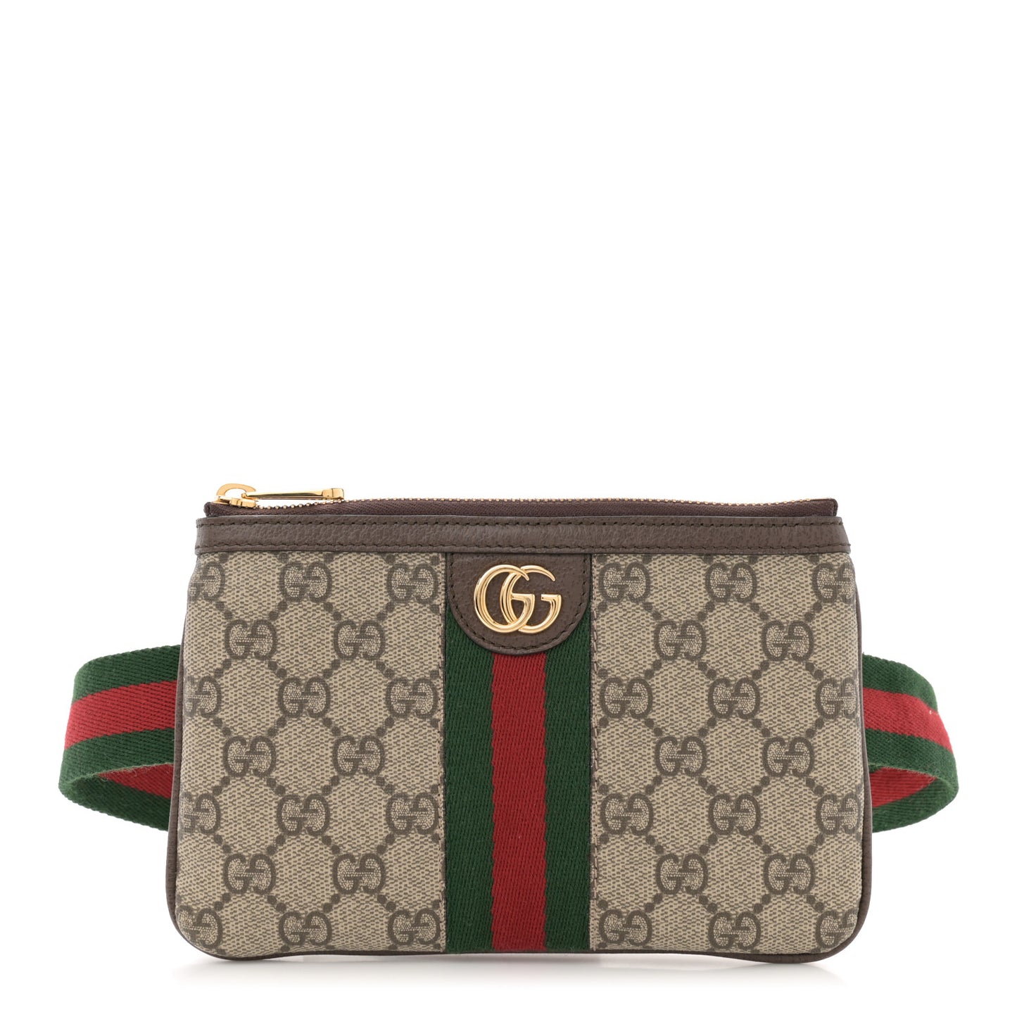 GG Supreme Monogram Web Ophidia Utility Belt Bag 85 34 Beige Ebony New Acero