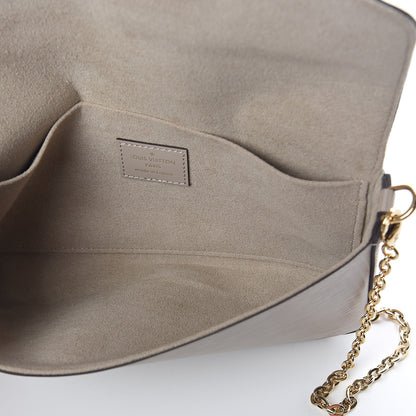 Louis Vuitton Epi Felicie Pochette Chain Wallet Galet 5 of 7
