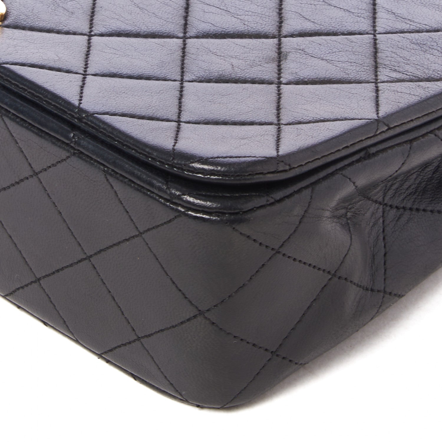 Chanel Lambskin Quilted Small Single Flap Bag Black 5 of 9
