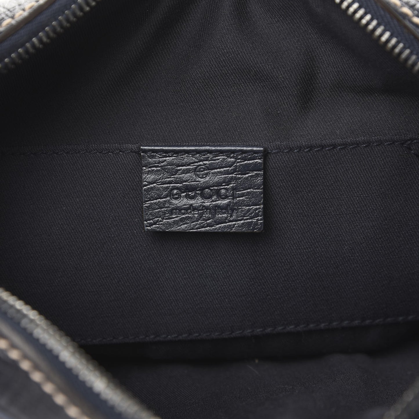 GG Supreme Monogram Web Small Shoulder Bag Navy