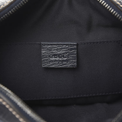 Gucci GG Supreme Monogram Web Small Shoulder Bag Navy 5 of 12