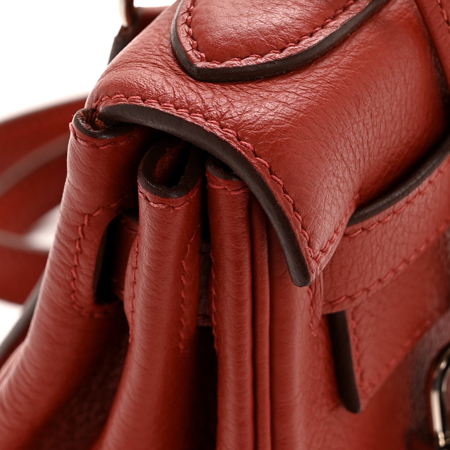 Hermes Taurillon Clemence Kelly Retourne 28  Brique 14 of 14