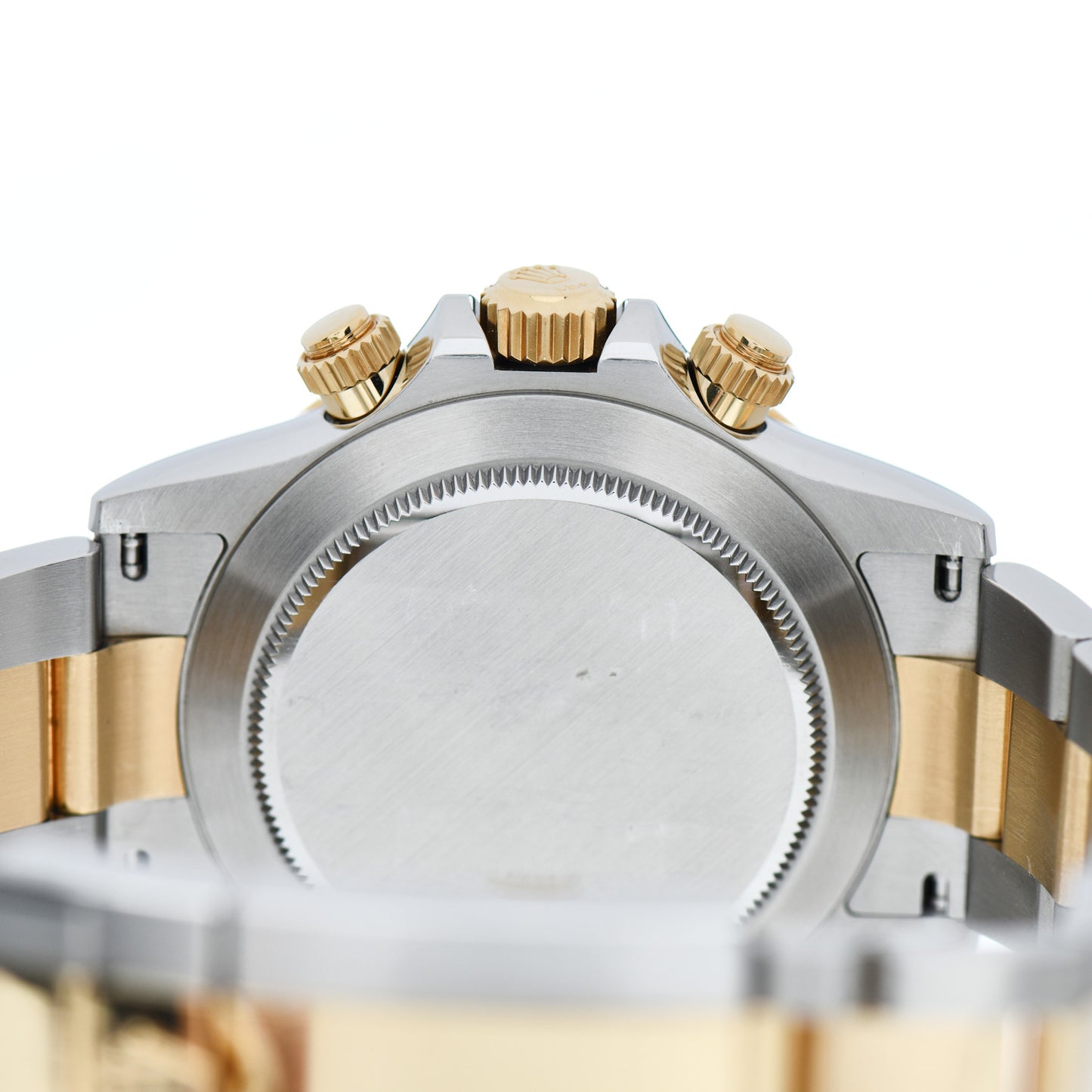 Stainless Steel 18K Yellow Gold Diamond 40mm Oyster Perpetual Cosmograph Daytona Watch Black 116503