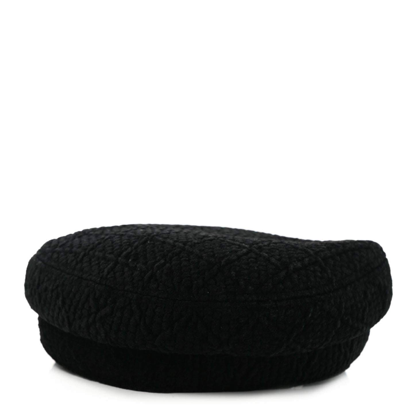 Viscose Silk Quilted CC Cap M Black