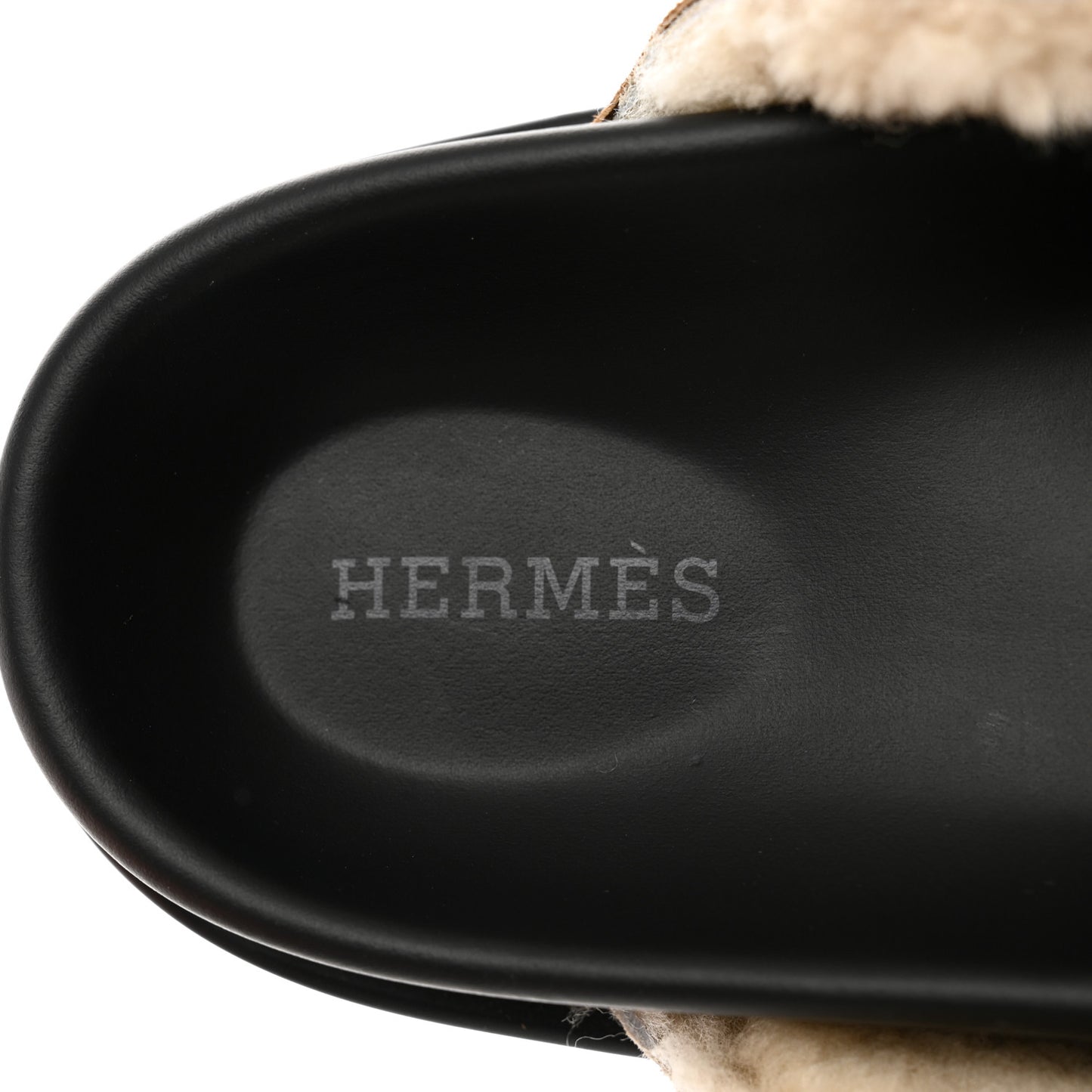 Suede Goatskin Shearling Go Mules 40.5 Brun Frume Ecru