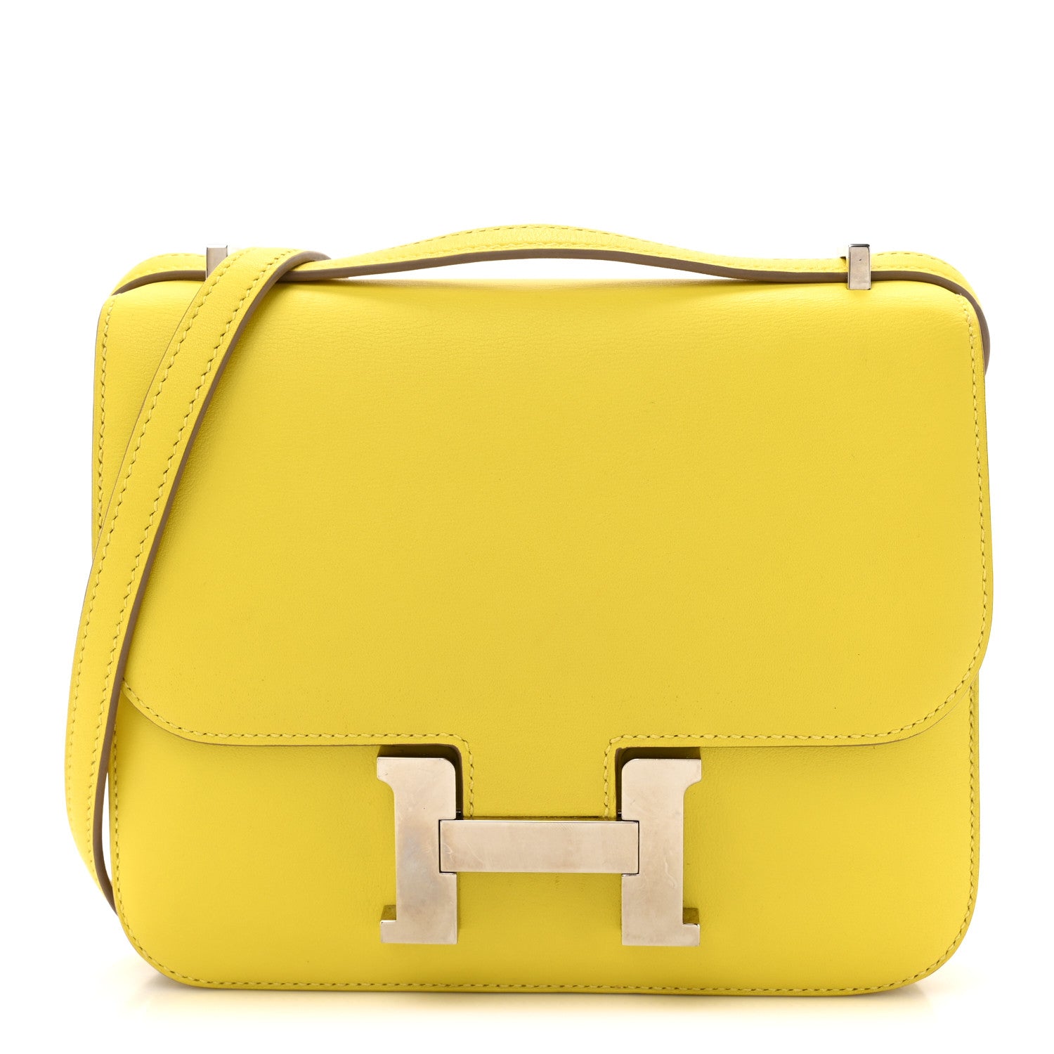 Hermes Swift Constance 18 Lime 1 of 13