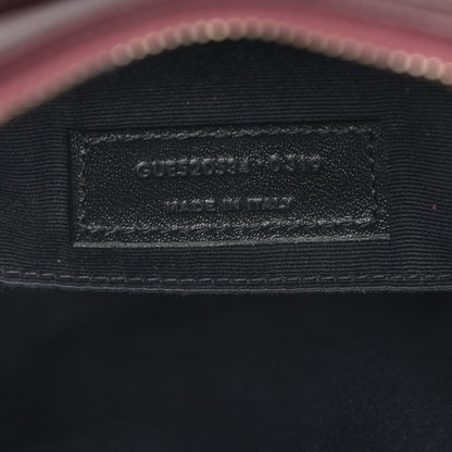 Saint Laurent Calfskin Matelasse Monogram Lou Camera Bag Dark Legion Red 7 of 9