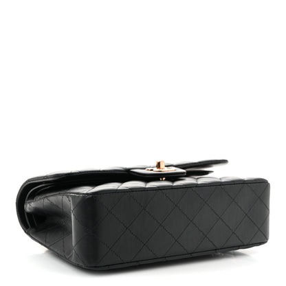 Chanel Lambskin Quilted Small Double Flap Black 4 of 11