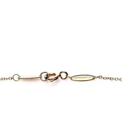 Tiffany 18K Yellow Gold Diamond .21ct Elsa Peretti Diamonds by the Yard Pendant Necklace 4 of 6