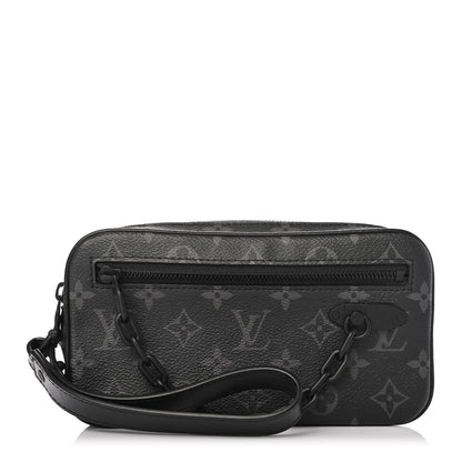 Louis Vuitton Monogram Eclipse Pochette Volga 1 of 4