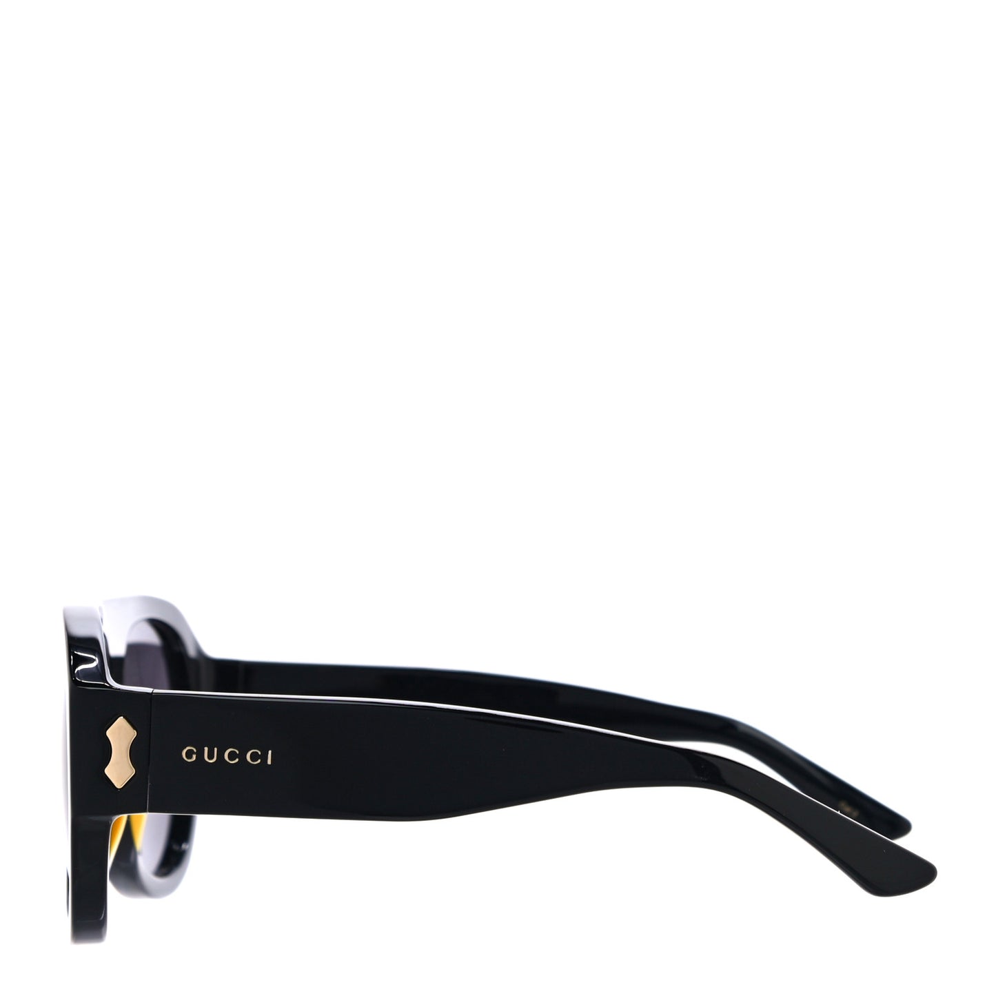 Acetate Aviator Sunglasses GG0668S Black