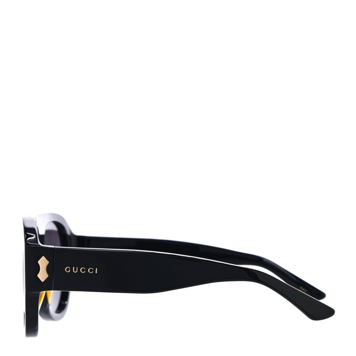 Gucci Acetate Aviator Sunglasses GG0668S Black 2 of 7